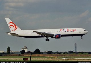 Avión Boeing 777-200 AIR EUROPE Herpa 1/500