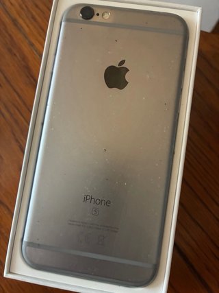 iPhone 6s 32GB negre i argent + funda + carregador