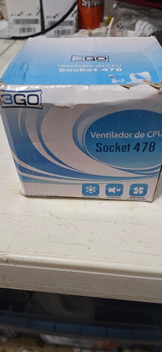 Ventilador Disipador 3GO Socket 478 Retro Nuevo
