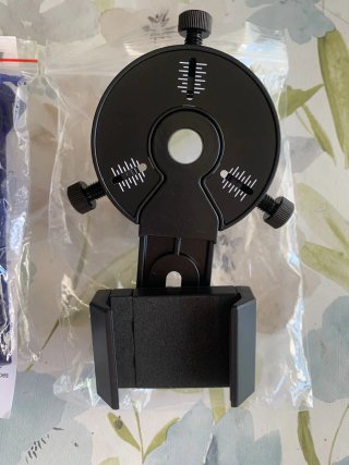 Adattatore per smartphone per telescopio