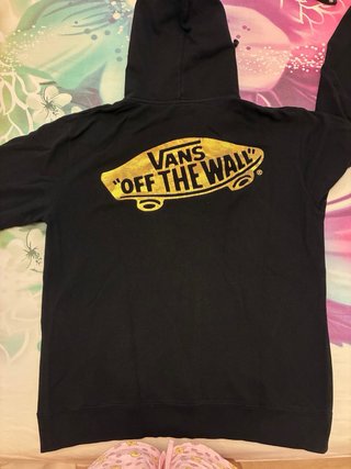 Sudadera con cremallera Vans negra