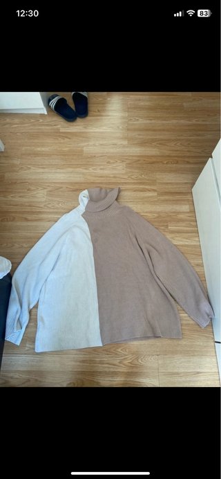 Jersey Mango cuello alto bicolor