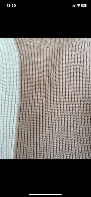 Jersey Mango cuello alto bicolor