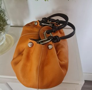 Bolso Chicca Borse Piel Naranja