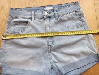 Shorts vaqueros desgastados Mujer Talla M