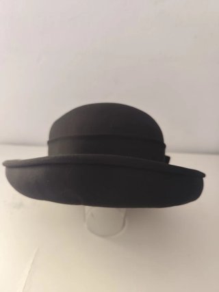 Sombrero negro mujer lazo