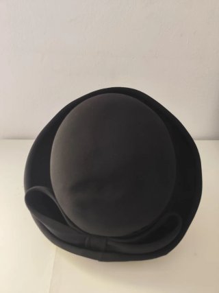 Sombrero negro mujer lazo