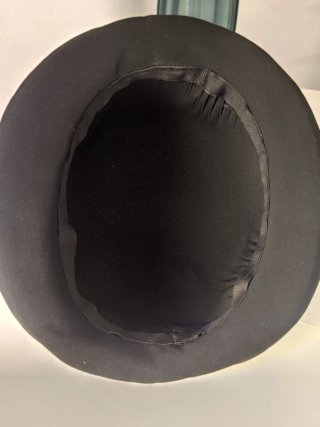 Sombrero negro mujer lazo
