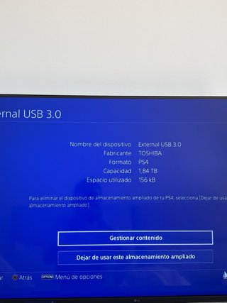Disco Duro Externo Toshiba 2TB.