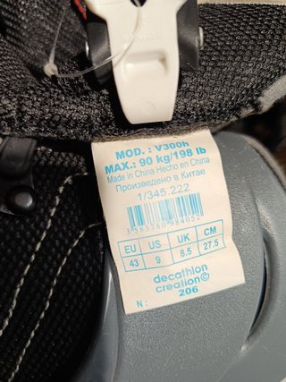 Pack Patines Decathlon V300h + Protecciones