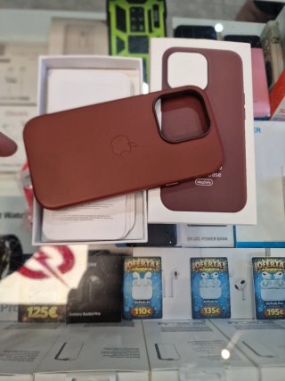 Funda iPhone 14 Pro Piel Marrón