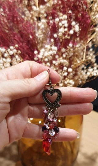 Pendientes Corazón ❤ estilo romántico