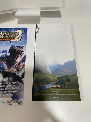 Monster Hunter Freedom PSP PAL ESP BLACK LABEL