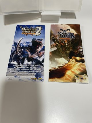 Monster Hunter Freedom PSP PAL ESP BLACK LABEL
