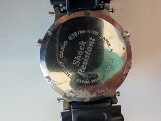Casio G-Shock DW-5700C (Módulo 691) - Japón