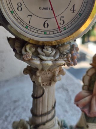 Orologio da Tavolo Vintage Ballerina in Resina