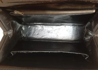 Bolso Piel Cocodrilo Años 40-50