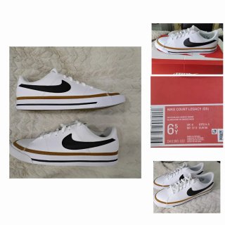 Zapatilla Nike Court Legacy Blanca y Negra