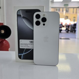 iPhone 16 Pro Max 256GB Blanco Como Nuevo Con Caja