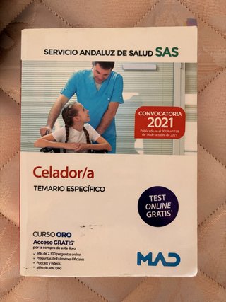 Temario especifico celador SAS, ed. 2021, ed MAD