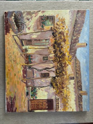 Pintura al óleo sobre lienzo. Piñero.