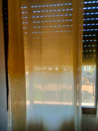 Cortinas Lino Natural Beige 245x140 Miulee