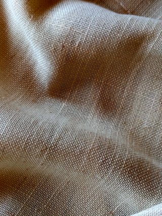 Cortinas Lino Natural Beige 245x140 Miulee