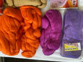 Lanas para rastas y peinados