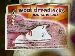 Lanas para rastas y peinados