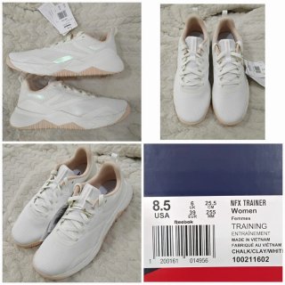 Zapatilla Reebok NFX Trainer Blanca y Rosa
