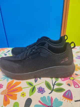 Zapatillas Skechers Mujer Negras Talla 39