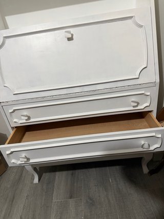 Escritorio blanco madera