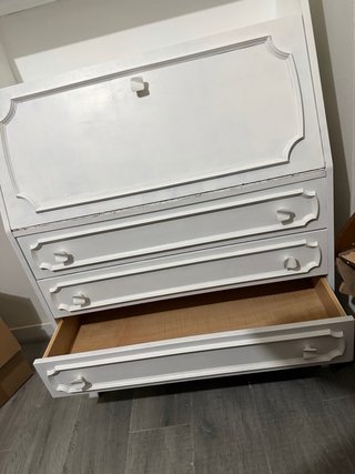 Escritorio blanco madera