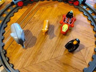 Lote Playmobil: Tren, Autobús y Más