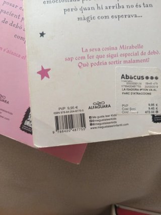 Pack dos libros Isadora Moon En Catalan