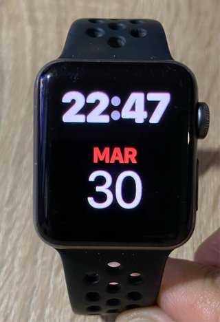 Apple Watch Serie 3 Negro/Plata