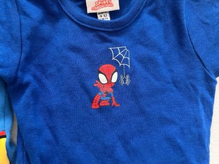 Body bimbo Superman e Spiderman