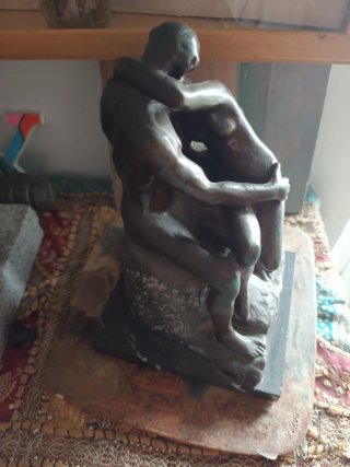 Figura de bronce