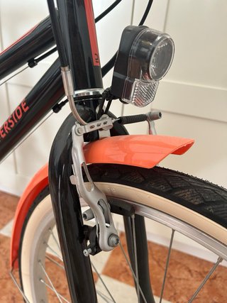 Bicicleta Riverside 500 Decathlon Naranja