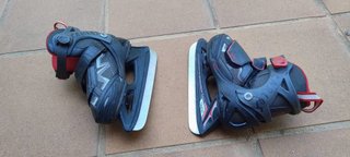 Pattini da ghiaccio per bambini taglia regolabile da 32 a 35