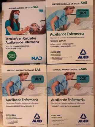 Temario TCAE SAS, 2021, ed. MAD