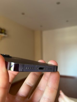 iPhone 14 Pro 256GB Morado Oscuro + caja + fundas