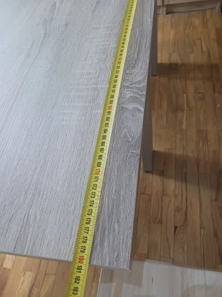 Mesa comedor extensible madera laminada