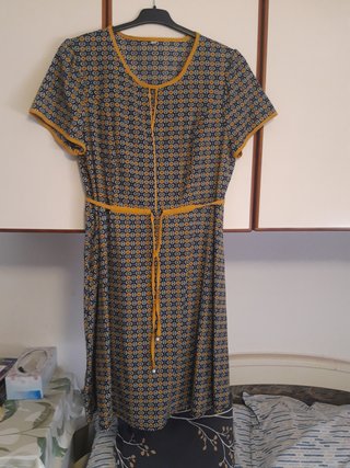 "Vestido Jinsha 5XL vintage verano.LARGO:92CM