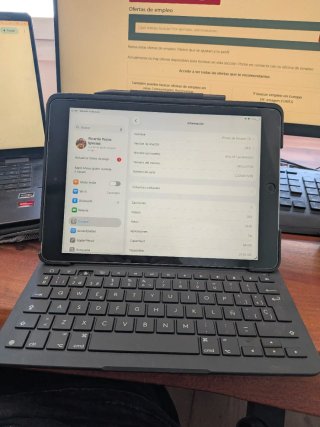 iPad 9ª Generación + protector + teclado