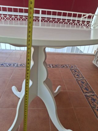 Mesa redonda blanca Ikea