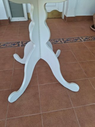 Mesa redonda blanca Ikea
