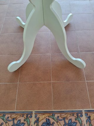 Mesa redonda blanca Ikea
