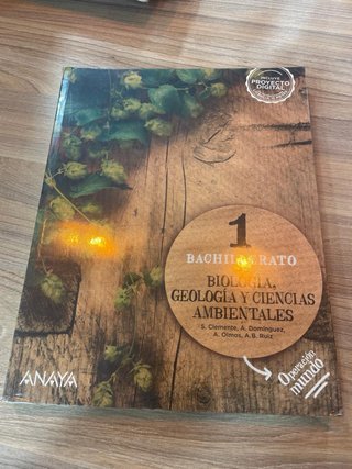 Biología, Geología y Ciencias Ambientales 1 Bac...