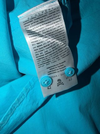 Camisa Scalpers Azul Eléctrico Talla L